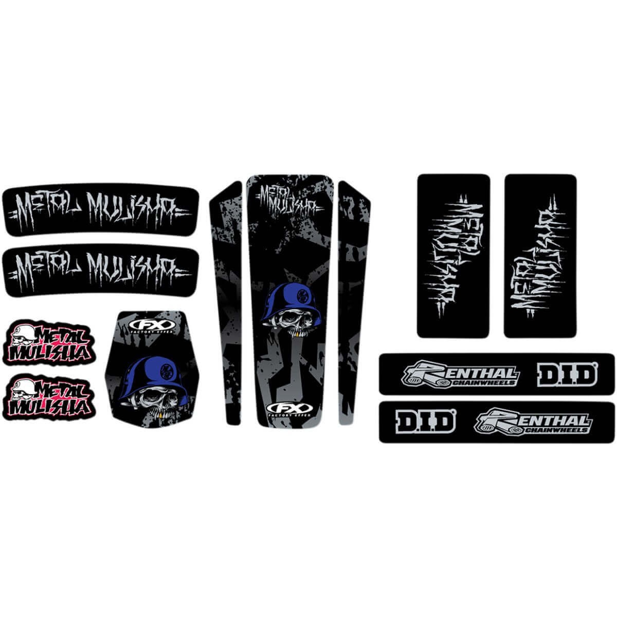 Kit déco haut de gamme Mulisha pour Yamaha YZ YZF WRF