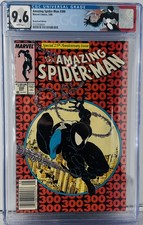 AMAZING SPIDER-MAN #300 CGC 9.6 NEWSSTAND MARVEL White Pages Todd McFarland 1988