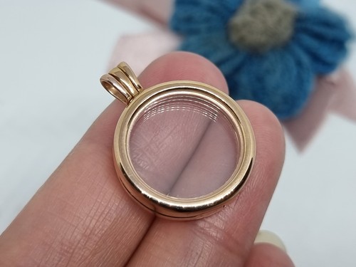 Genuine Pandora Rose Gold Medium Floating Locket Pendant 💕ALE MET - Picture 2 of 12