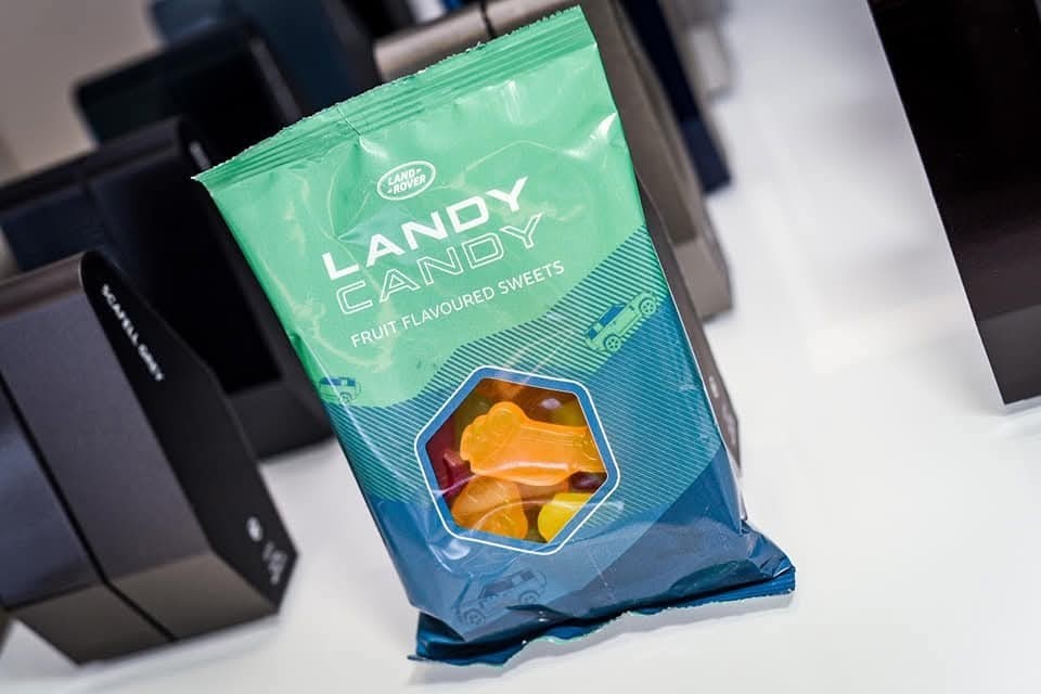 Dulces Land Rover "Landy Candy" Ultra Raros - Bolsa Promocional Lanzamiento Defensor Oficial