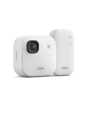 Blink Outdoor Kamera 2K+ (neueste Gen) Security 1 Kamera System + Sync Modul Core