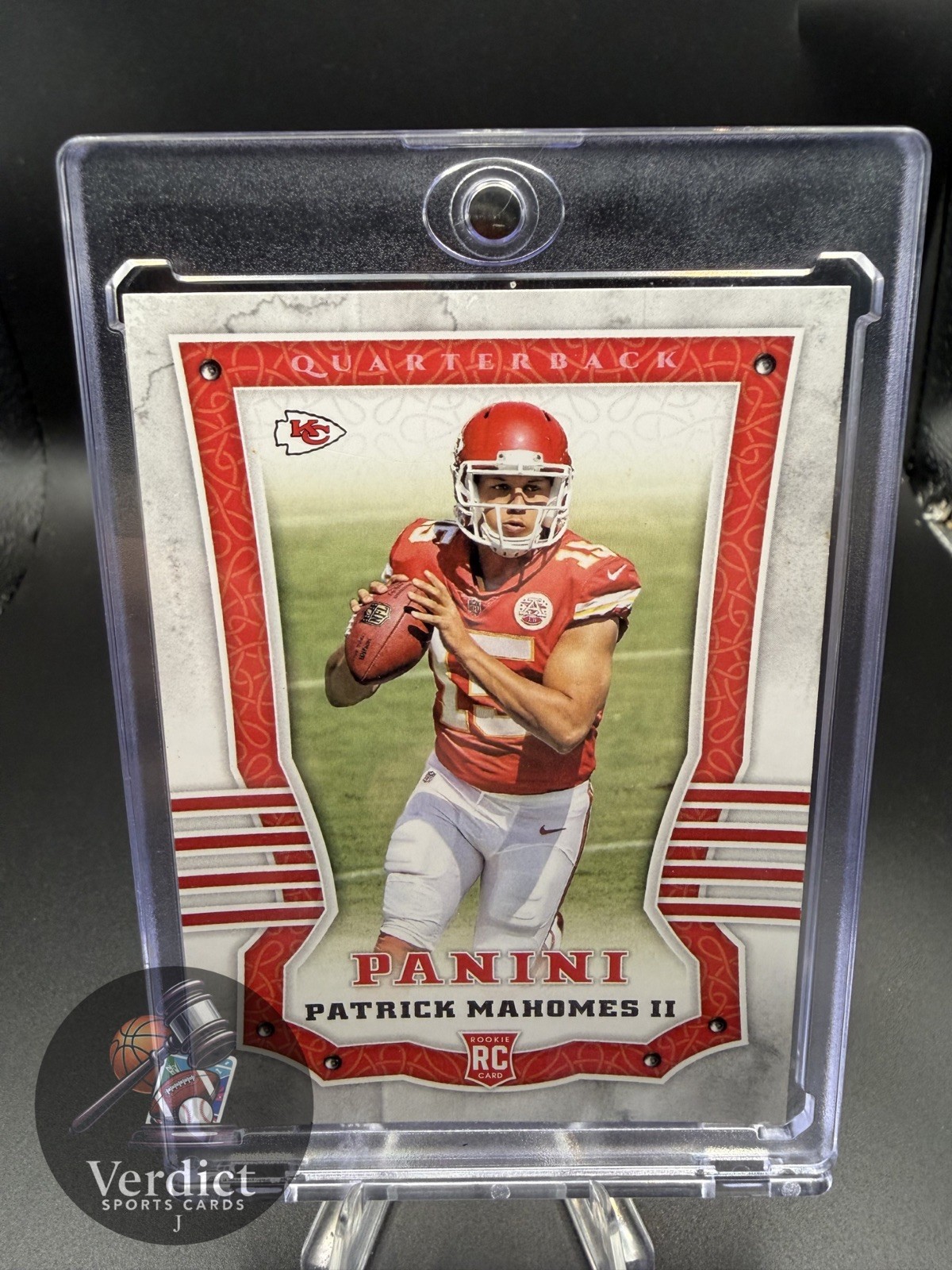 2017 Panini Rookie Patrick Mahomes II #104 Kansas City Chiefs Football Card 1701