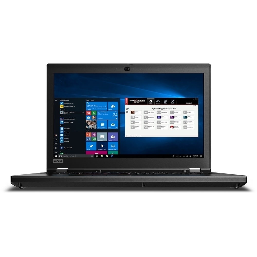 Lenovo THINKPAD P53, 15.6-Inch Laptop, with Intel Core i5 9th Gen, 256GB Solid State Drive (SSD), Windows 11 Pro
