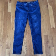 Levi’s 721 High Rise Skinny Jeans Women’s 34x30 Dark Wash Denim