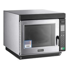 Amana RC17S2 Heavy Duty Stainless Steel Commercial Microwave Oven with Push Butt