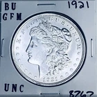 1921 BU GEM MORGAN SILVER DOLLAR UNC MS+++ U.S. MINT RARE COIN 8767