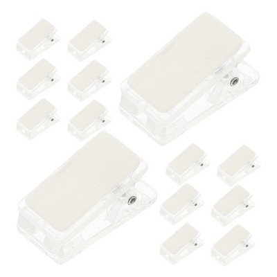 60 Pcs Sticky Clips for Teachers Self-adhesive Badge Id Card Name
