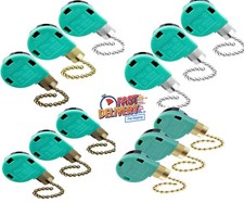 3 Pack Ceiling Fan Switch 3 Speed 4 Wire Zing Ear ZE-268S6 Fan Pull Chain Switch
