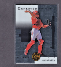 1998 PINNACLE CERTIFIED BANKRUPTCY ROOKIE CARD #115 BOBBY ESTALELLA PHILLIES NM+. rookie card picture
