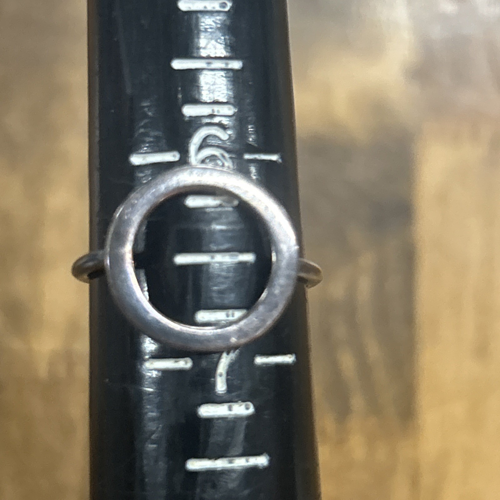 925 Silver Open Back Adjustable Circle Ring Size … - image 7