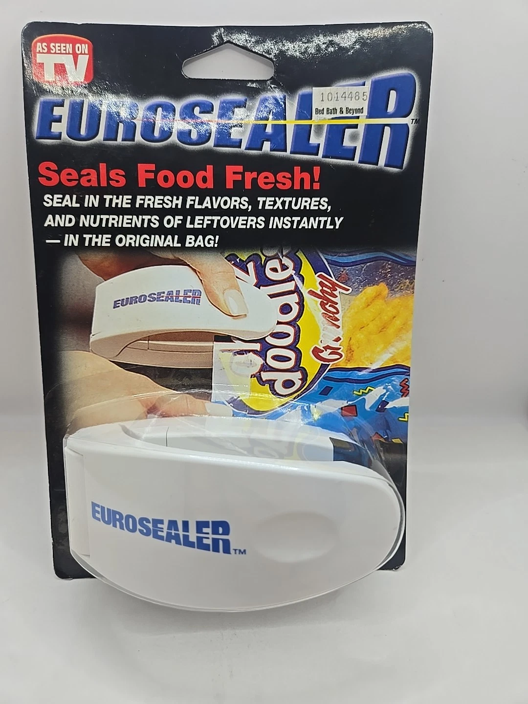 Eurosealer As Seen on TV Chip Bag Sealer TS-100 Portable Battery Powered NEW!