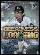 Jacob Wilson Rookie 2025 Bowman #GL-16 Greatness Loading Athletics