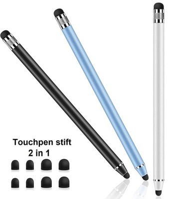 Touchpen Eingabestift Lang Touchscreen Handy Tablet Smartphone UNIVERSAL 2 in 1