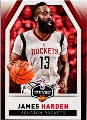 2015-16 Panini Player of the Day #10 James Harden