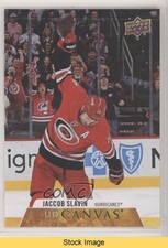 2020-21 Upper Deck UD Canvas Jaccob Slavin #C15 READ x9t
