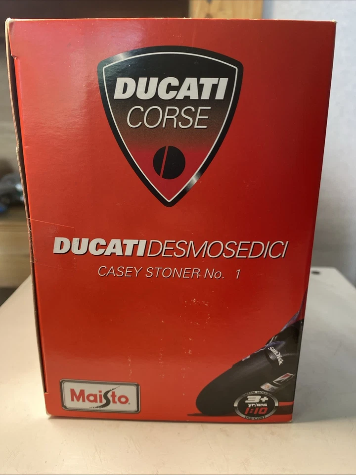 Casey Stoner 1:10 Scale Maisto Ducati Desmosedici Unopened Box - Image 4 of 4