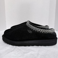 UGG Tasman Black Slippers Men  s Size US 9 Classic Suede Sheepskin