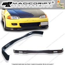 For 92-95 Honda Civic Eg Hatch 3dr Pu Spoon Style Front Bumper Chin Lip Spoiler For 92-95 Honda Civic Eg Hatch 3dr Pu Spoon Style Front Bumper Chin Lip Spoiler