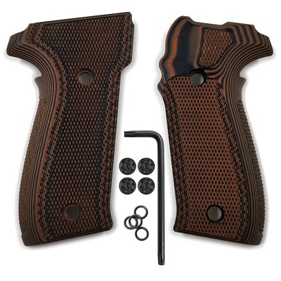 Sig Sauer P226 G10 Grips - Aggressive Checkered Texture#$