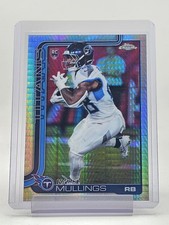 KALEL MULLINGS 2025 TOPPS CHROME ROOKIE RC PRISM REFRACTOR #309 TITANS Q6608