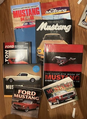 Ford Mustang Huge Nine (9) Book Collection - Rare, Hard to Find - Flat Rate Ship