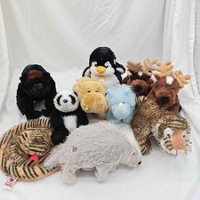 Webkinz Lot 10 Gorilla Panda Penguin Porcupin...