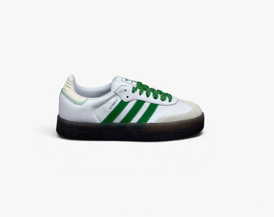 adidas Sambae Samba Cloud White Green (Women's) 39 Damen IE9105 Neu OVP Weiß