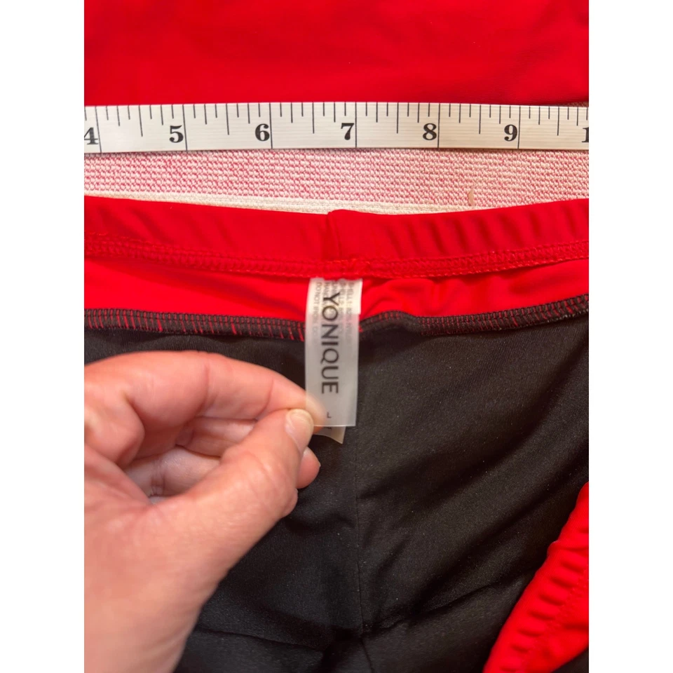 Tankini corto Yonique rojo a lunares niño nuevo sin etiquetas - talla grande Foto 3 de 4