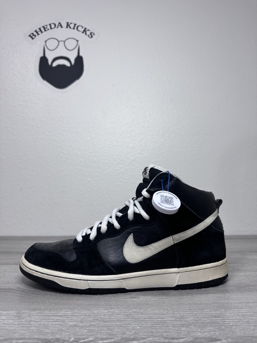Size 12.5 - Nike Dunk Pro SB High Venom Black White 305050-016