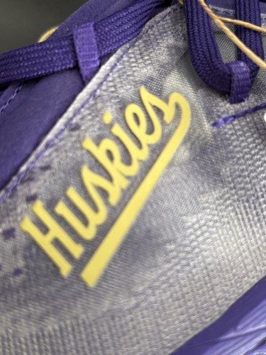 Adidas AdiZero Afterburner Washington Huskies Mens Metal Baseball Cleats Sz 12.5 - Picture 12 of 14