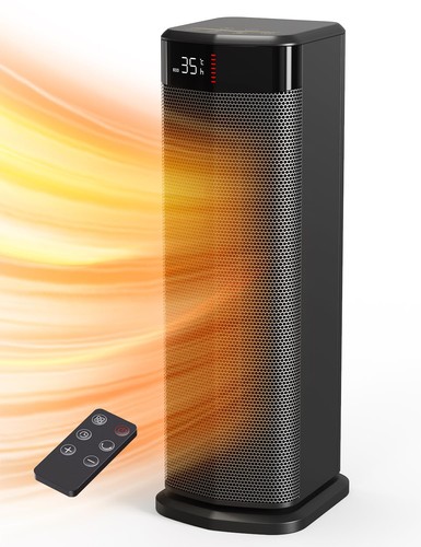 QEXREED Heater 2000W PTC Electric Heater Fan Heater with ECO Mode Heater for