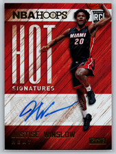 Justise Winslow 2015-16 Panini NBA Hoops Hot Signatures Rookie Auto HS-JWL