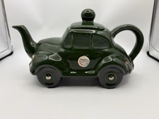 Price Kensington Vintage British Racing Green Car Novelty Teapot