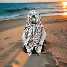 Silk Style the 4 Seasons Scarf Women Square Hijab Bandana Shawl 90cm Scarf