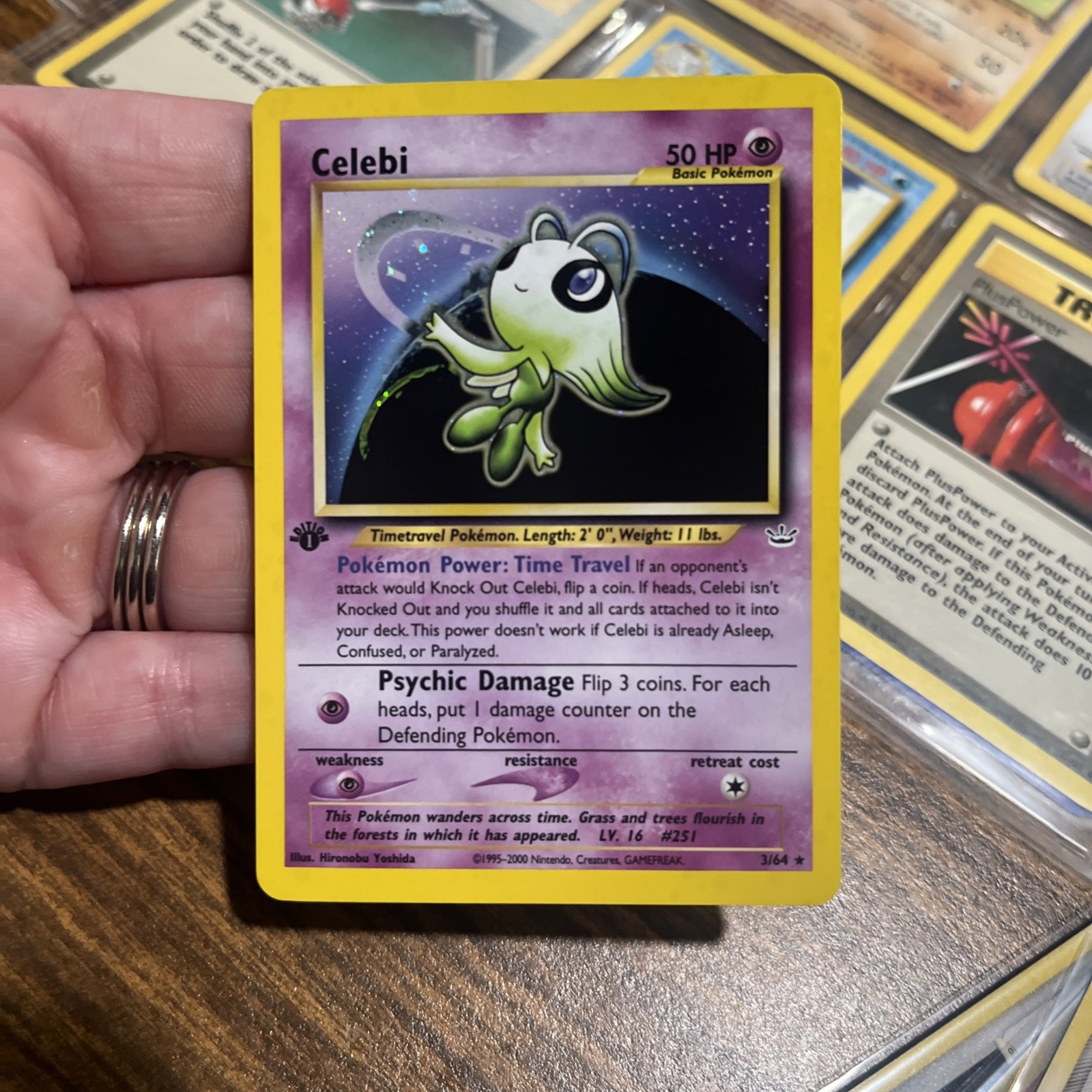 Celebi - 3/64 - Pokemon Neo Revelation 1st Edition Holo Rare Card