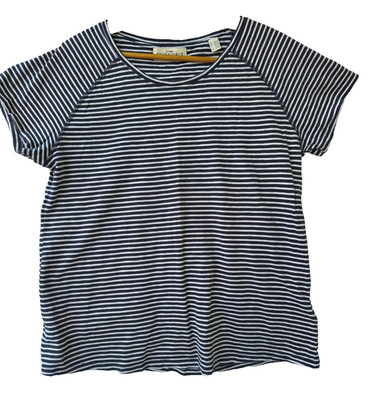 T-Shirt von Essentials by Tchibo   gestreift Kurzarm  in Gr. 40/42