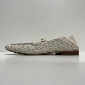 Michael Kors Lillie Vanilla Signature Monogram Loafers Women's Size 7