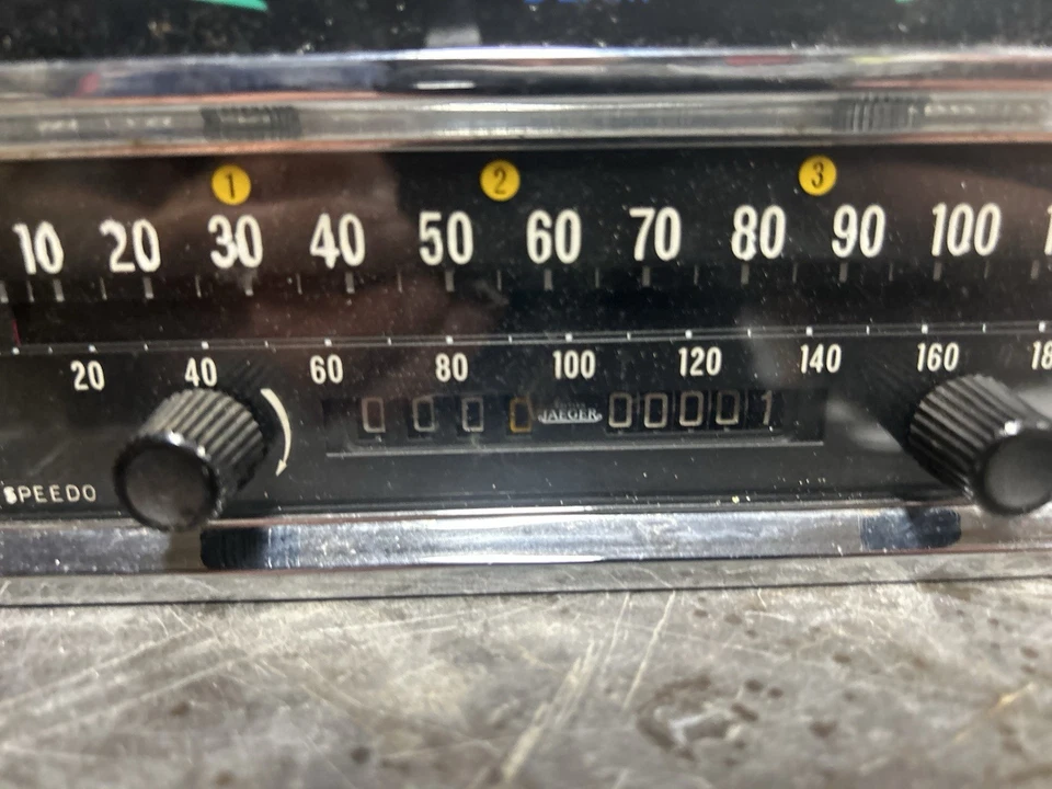 Cuadro medidor velocímetro Rover 2000 1 milla restaurado Foto 4 de 4