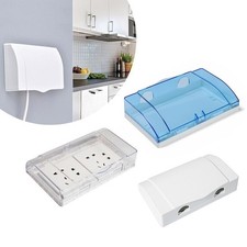 Waterproof Double Socket Cover Box 86 Type Child Safety Protector Plug UK