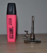 Ancien Bec Bunsen dentaire, inox, de dentiste - UNIS FRANCE PARIS