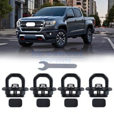 Anillos de gancho de pared lateral anclajes anclajes de caja de camioneta 4 piezas para auto GMC Chevy