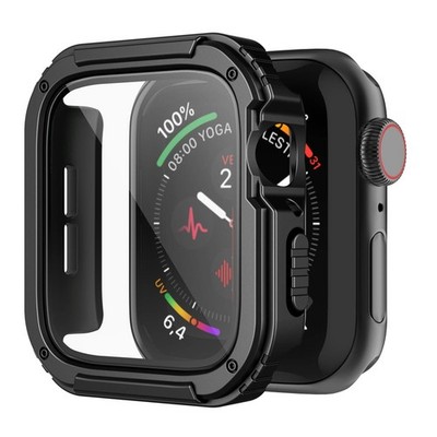 for Rugged Apple Case 44mm Series SE 6/5/4 with Screen Protector, Durable Mil...
