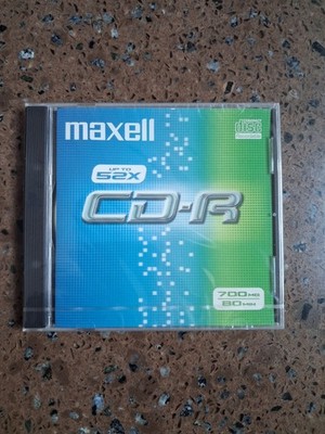 Maxell Compact Disc Recordable CD-R 52x, 700MB, 80 min - versiegelt