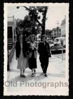3 YOUNG LADIES SADDLES SHOES REXALL DRUGS NEON SIGN CARS OLD/VINTAGE PHOTO- I753