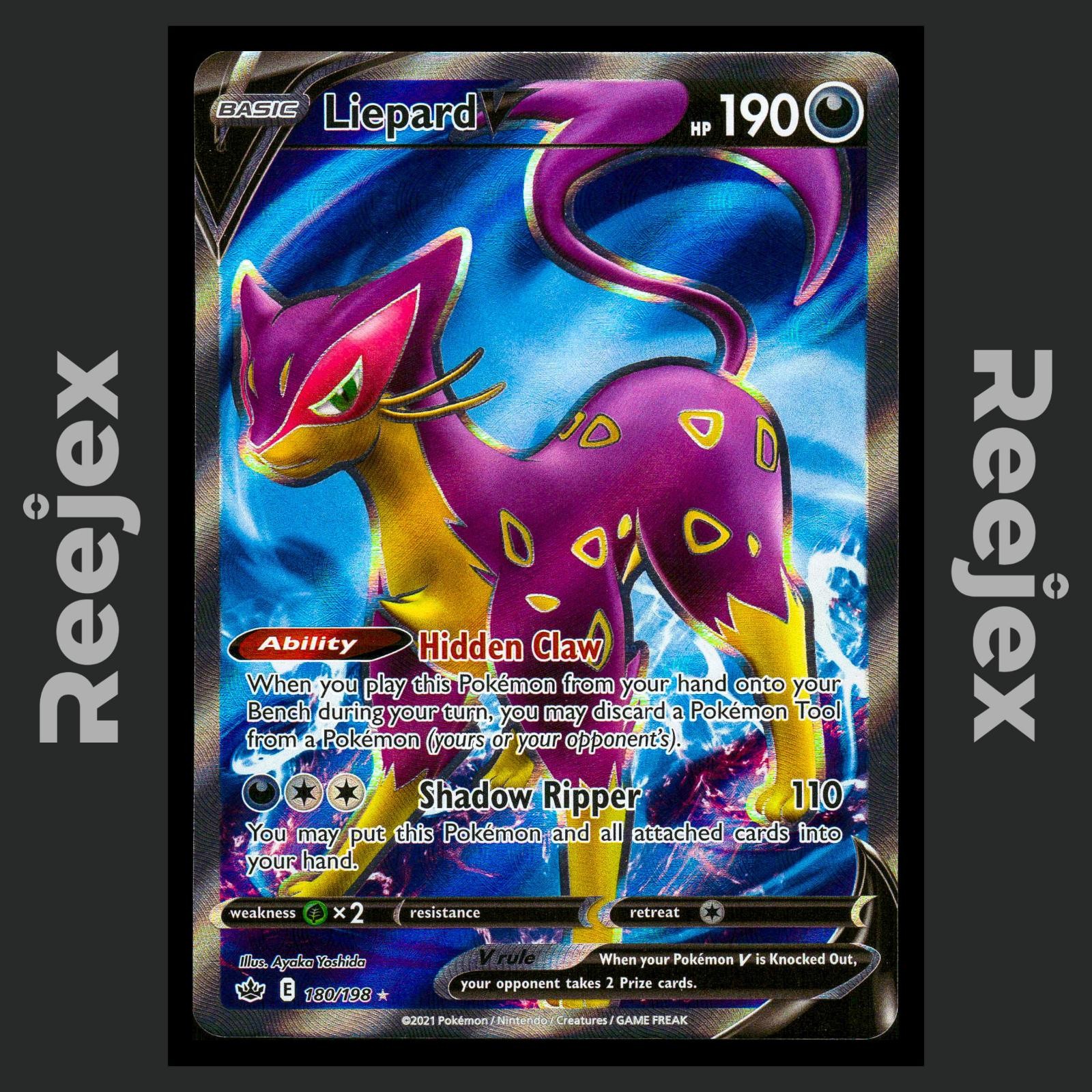 Liepard V 2021 Sword & Shield: Chilling Reign #180/198 Holo (Full Art) Price Guide - Sports Card Investor Liepard V 2021 Sword & Shield: Chilling Reign #180/198 Holo (Full Art) Price Guide - Sports Card Investor