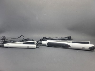 2 Pc. Pursonic Full Size Flat Iron & Travel Size Hair Straightener Combo Set