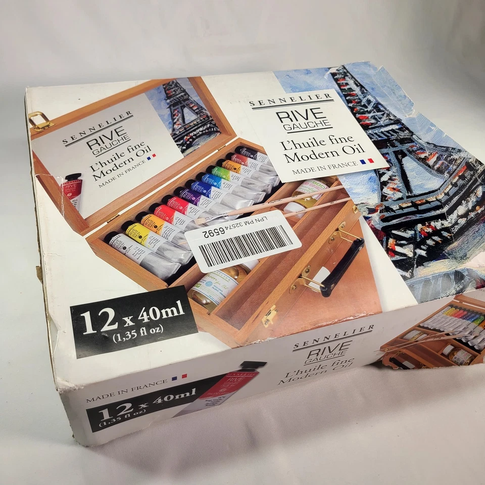 Sennelier Rive Gauche Modern Oil Colours Boxed Set 12 x 40ml (1.35 fl oz) - Image 2 of 4