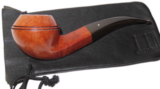 DUNHILL LARGE "DR TWO STAR RHODESIAN SHAPED PIPE MADE IN 1994 PIPESTUD