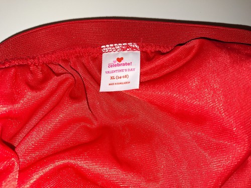 WAY TO CELEBRATE Girls Youth XL 14-16 Red Foil Heart Valentines Mesh Skirt - Picture 5 of 6