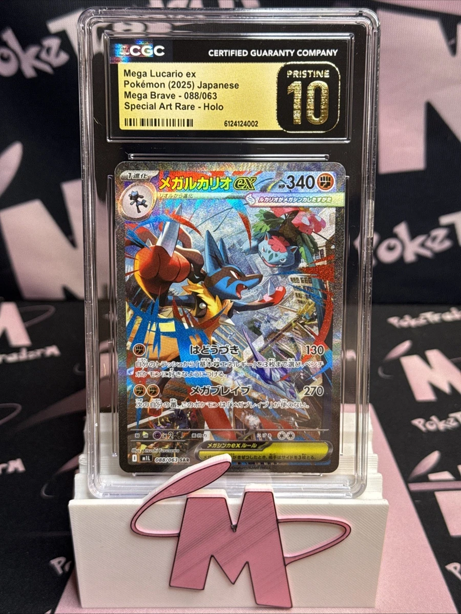 Pokémon TCG Grade 10 Lucario Individual Collectible Card Game